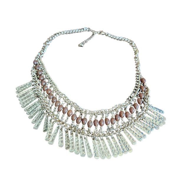 No Brand Jewelry - Gold Tone Beaded Icing Chocker Necklace